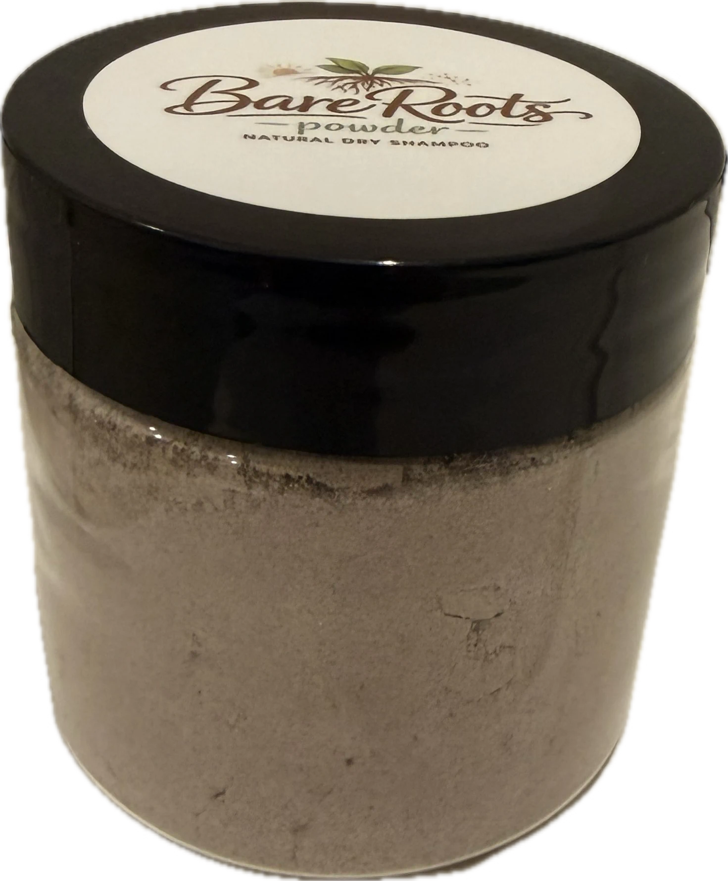 BareRoots Powder Medium Dark dry shampoo jar